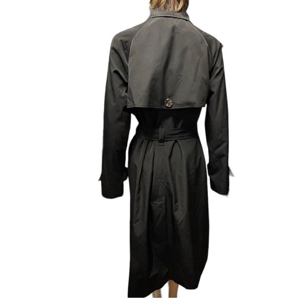 LONDON FOG 3/4 Length Double Breasted Trench Coat Size Medium - Picture 13 of 16